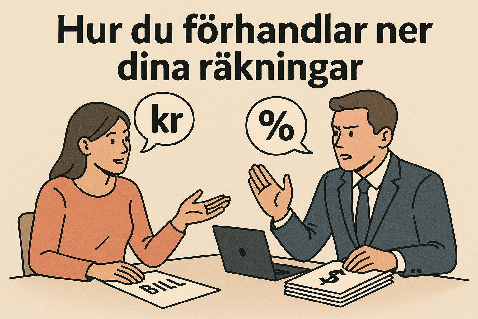 Hur du förhandlar ner dina räkningar