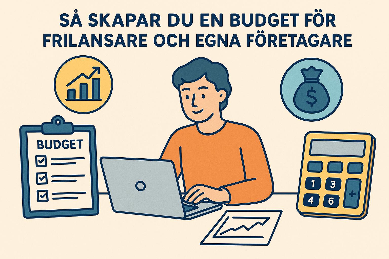 Så skapar du en budget för frilansare och egenföretagare