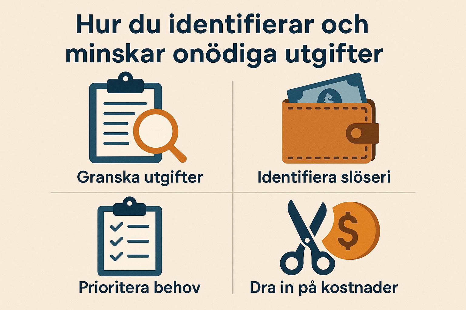 Hur du identifierar och minskar onödiga utgifter