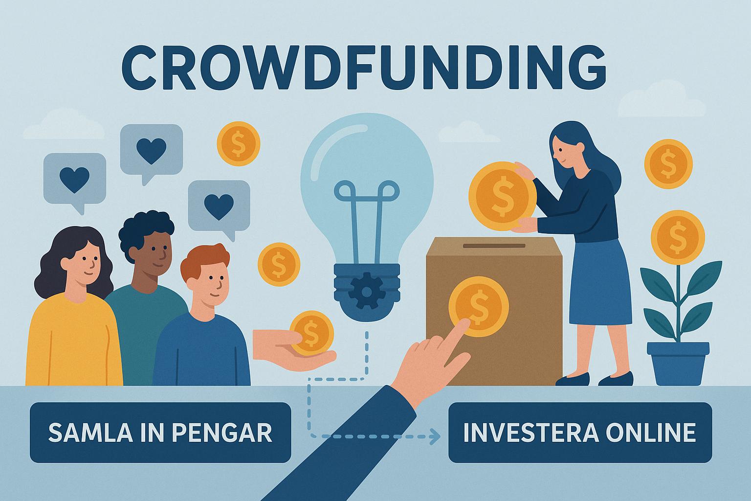 Vad är crowdfunding och hur kan du investera i det?
