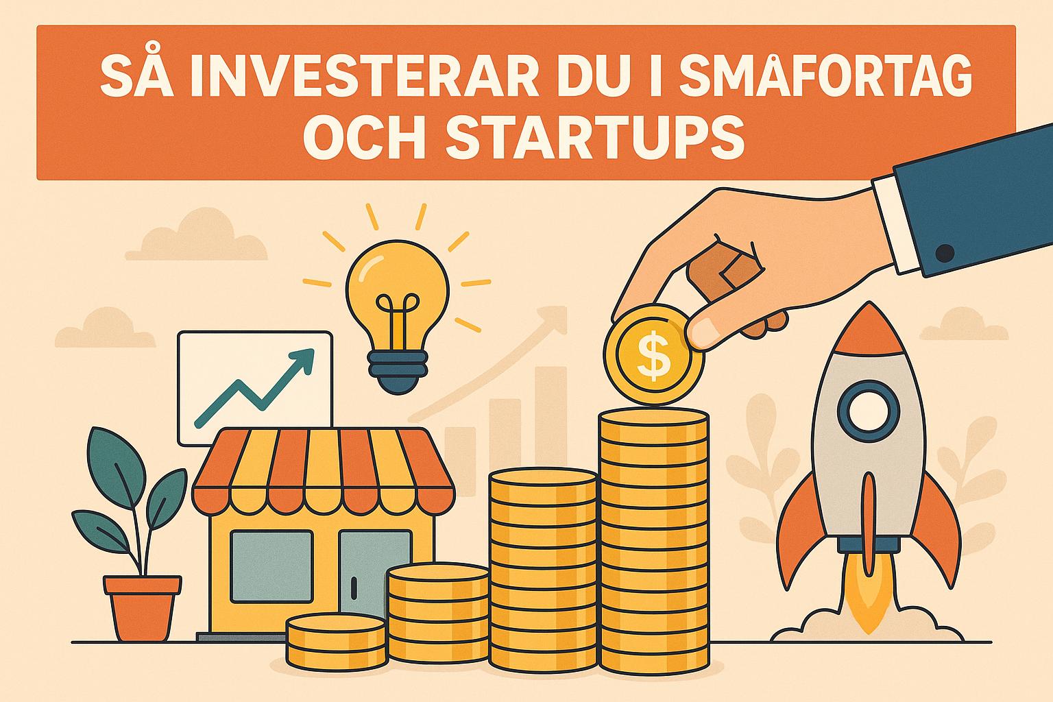 Så investerar du i småföretag och startups