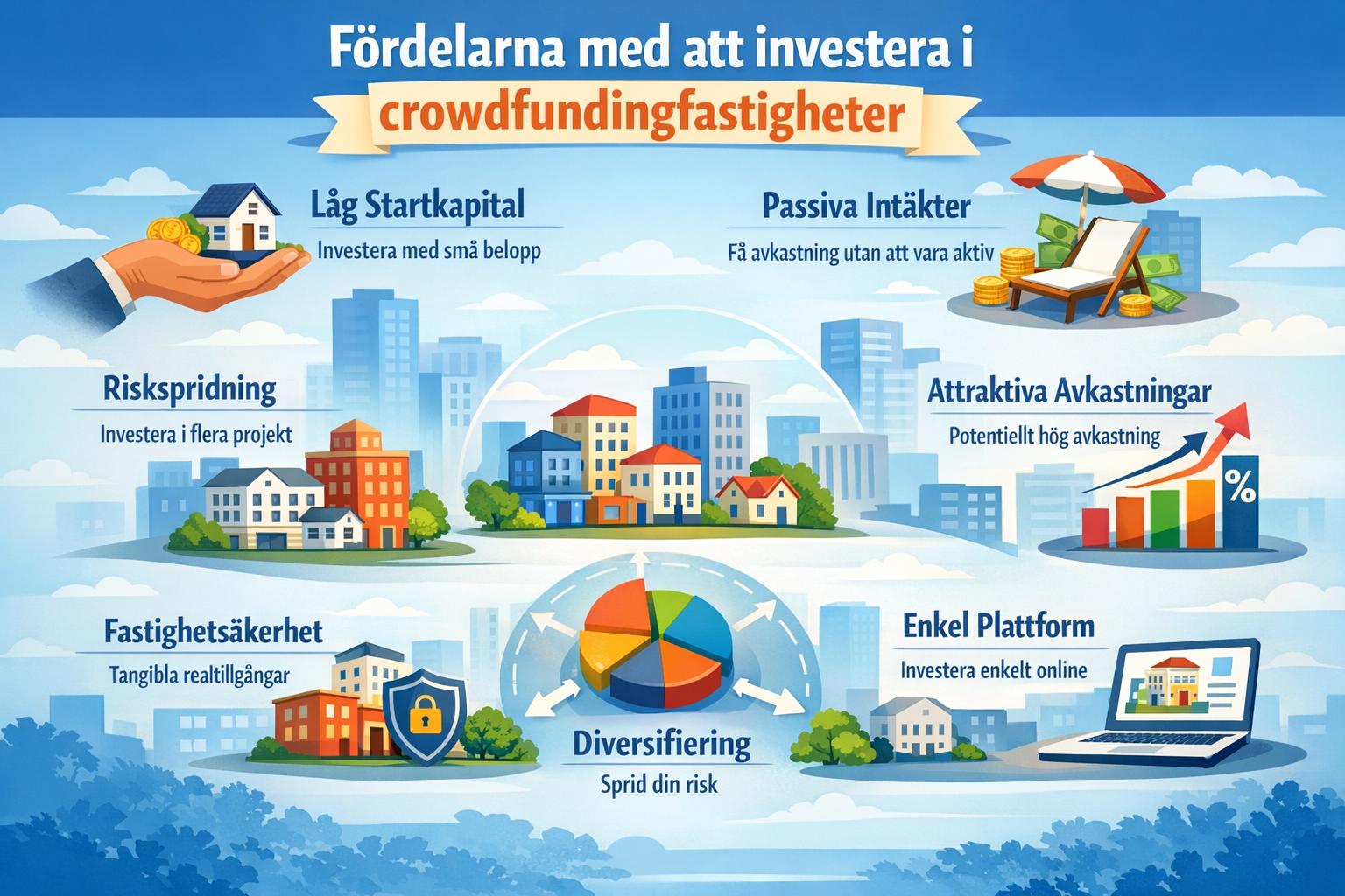 Fördelarna med att investera i crowdfundingfastigheter