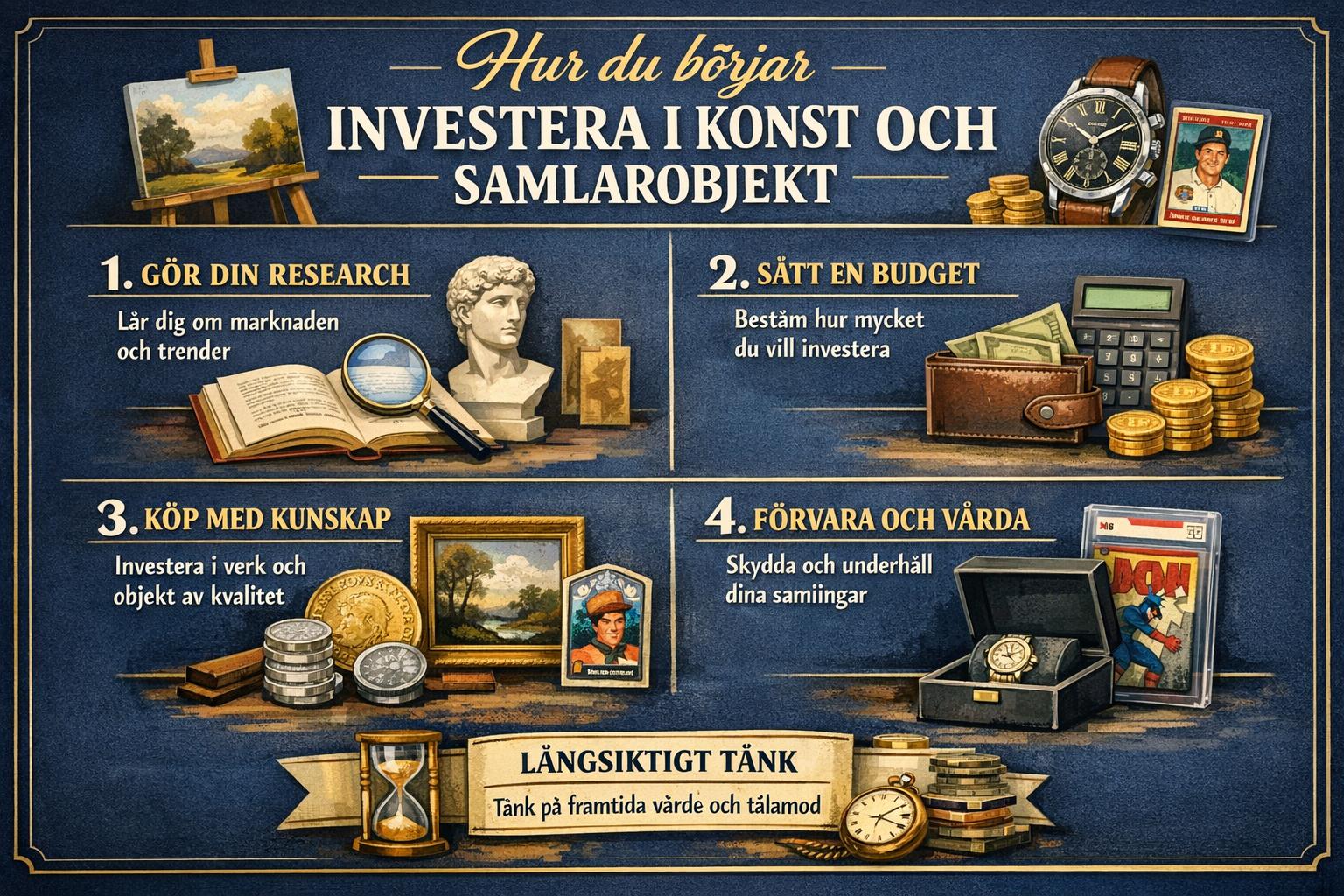 Hur du börjar investera i konst och samlarobjekt
