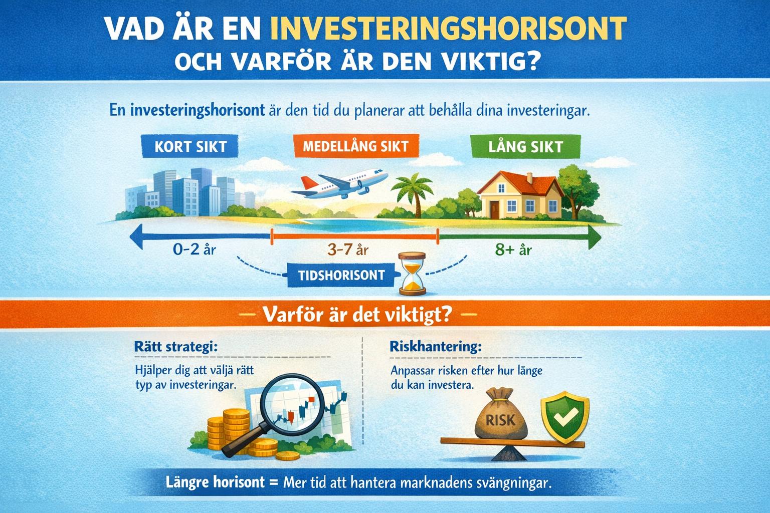 Vad är en investeringshorisont och varför är den viktig?